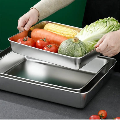 Stainless Steel Toaster Oven Baking Pan - Techmanistan in Pakistan