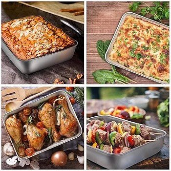 Stainless Steel Toaster Oven Baking Pan - Techmanistan in Pakistan
