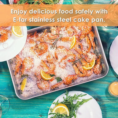 Stainless Steel Toaster Oven Baking Pan - Techmanistan in Pakistan