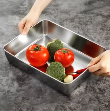 Stainless Steel Toaster Oven Baking Pan - Techmanistan in Pakistan