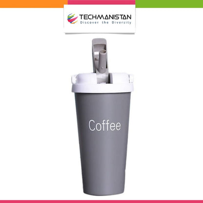 Stainless Steel Tumbler with Straw and Lids - Techmanistan in Pakistan