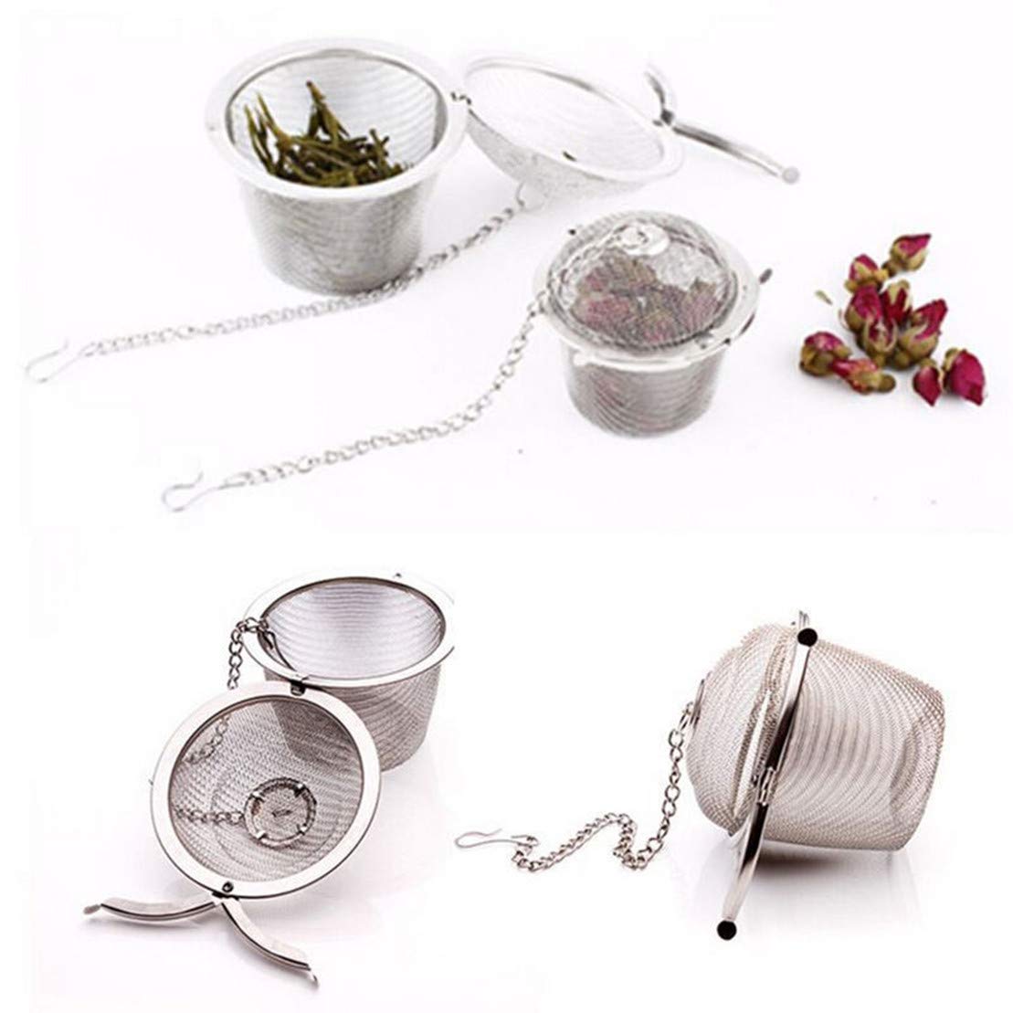 Stainless Steel Twist Lock Mesh Tea Infuser - Techmanistan in Pakistan