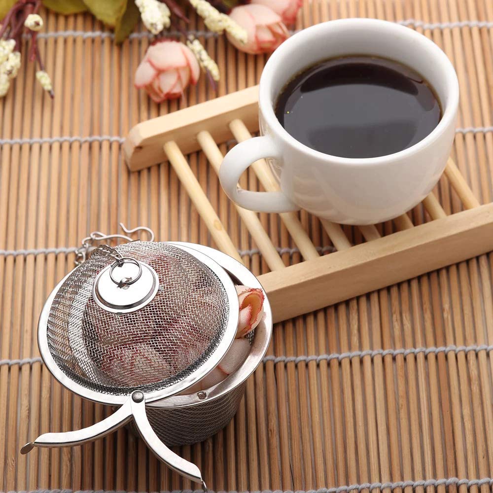 Stainless Steel Twist Lock Mesh Tea Infuser - Techmanistan in Pakistan
