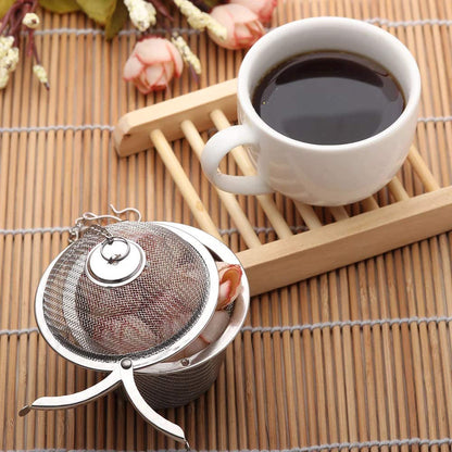 Stainless Steel Twist Lock Mesh Tea Infuser - Techmanistan in Pakistan
