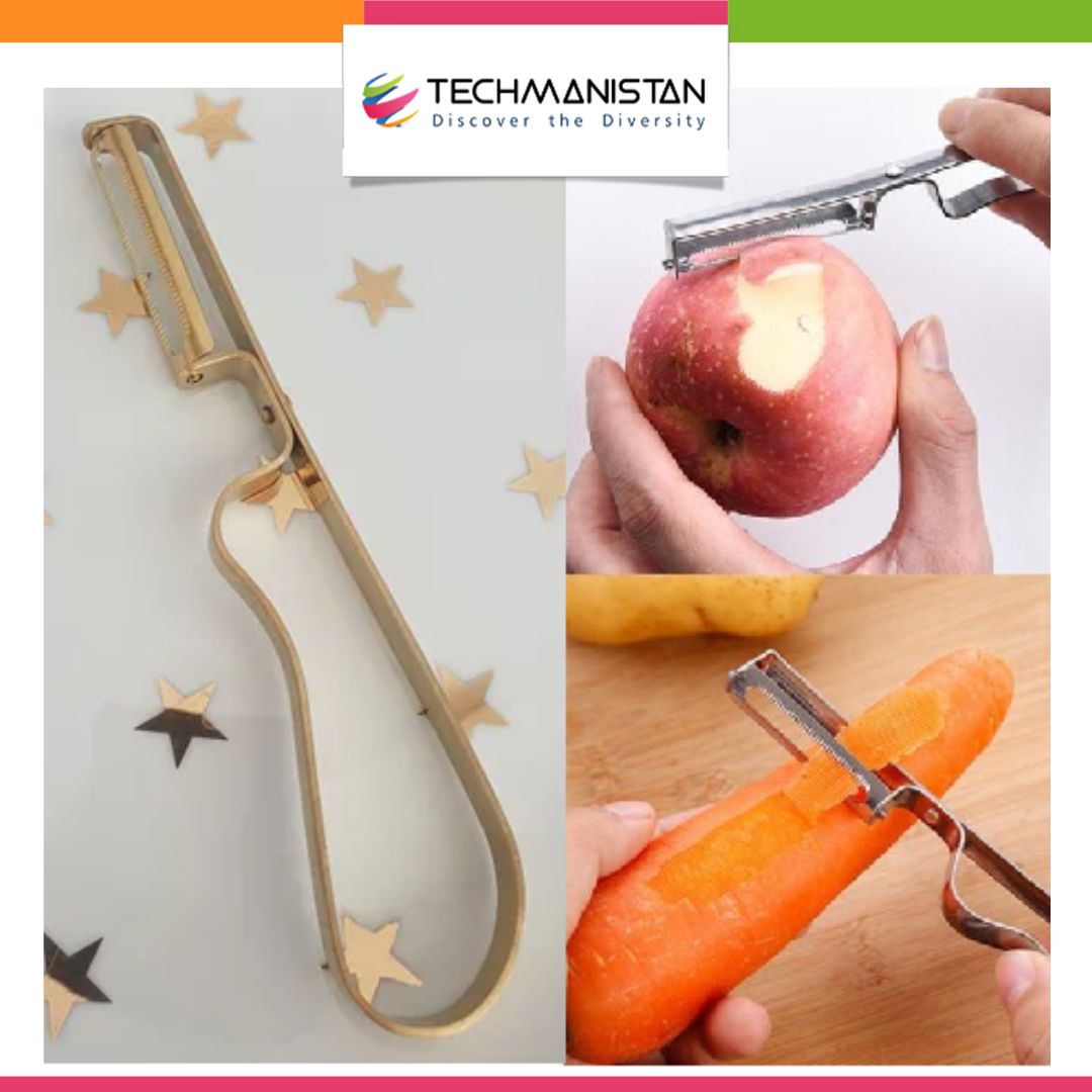 Stainless Steel Vegetable Knife Peeler - Techmanistan in Pakistan