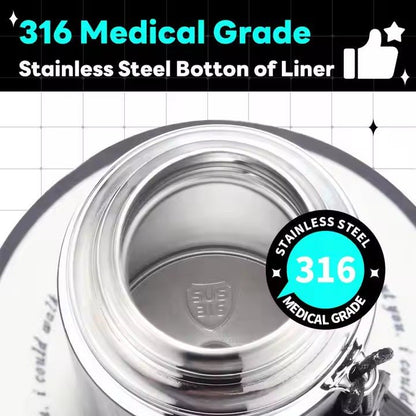 Stainless Steel Water Bottle Vacuum Flask (800ml) - Techmanistan in Pakistan