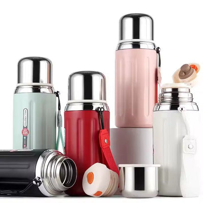 Stainless Steel Water Bottle Vacuum Flask (800ml) - Techmanistan in Pakistan