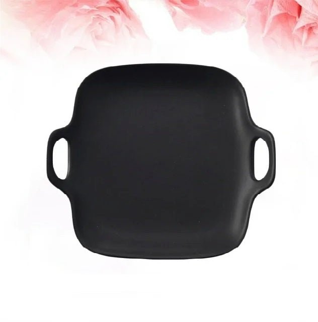 Stoneware Food Serving Tray with Handle - Techmanistan in Pakistan