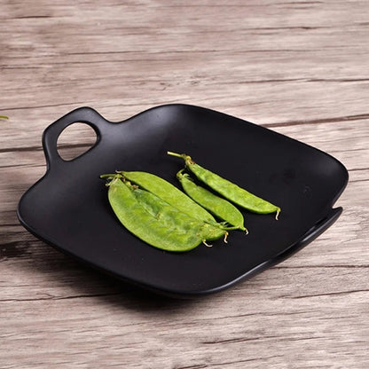 Stoneware Food Serving Tray with Handle - Techmanistan in Pakistan