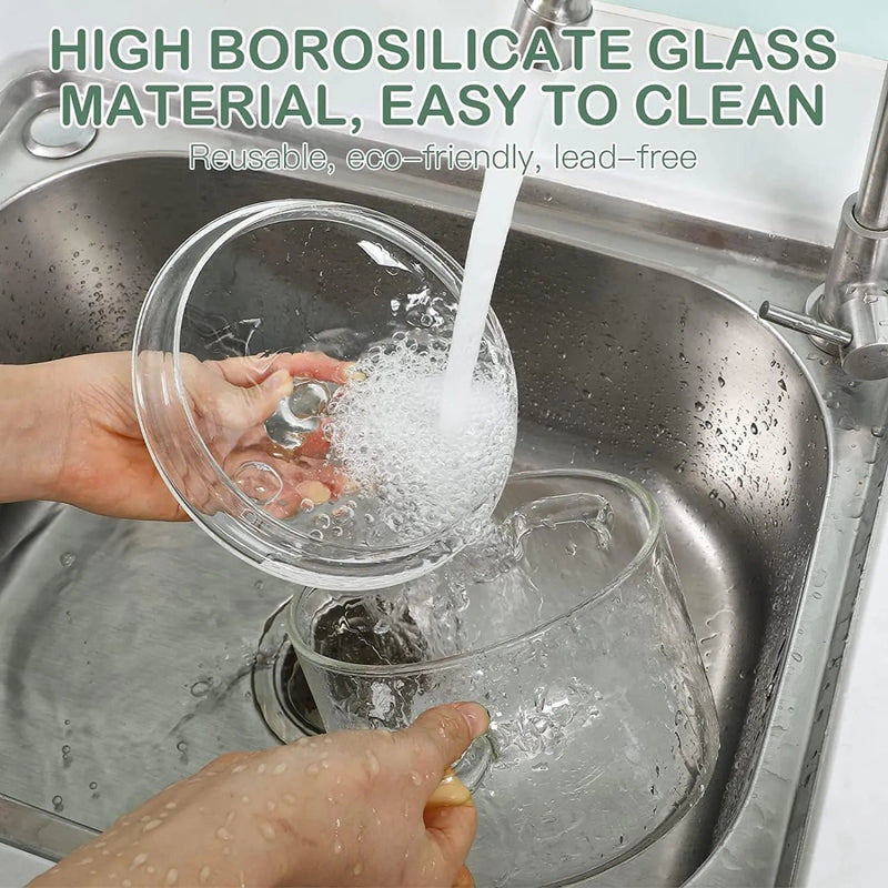 Stovetop Glass Cooking Pot with Lid - Techmanistan in Pakistan
