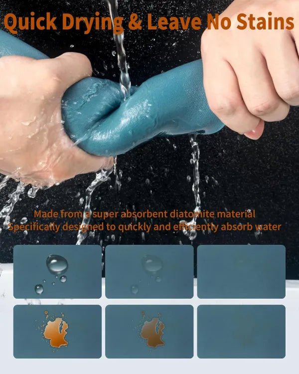 Super Absorbent Anti Slip Kitchen Counter Top Mat - Random Colors - Techmanistan in Pakistan