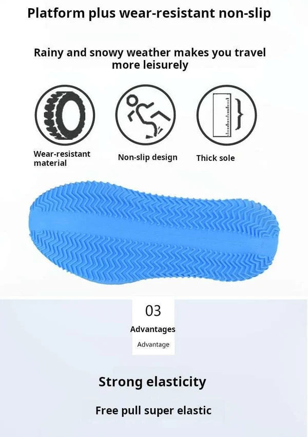 Waterproof Shoe Covers, Non-Slip Water Resistant Shoe Protectors