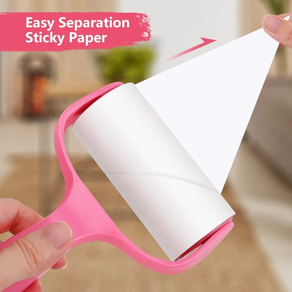 Tearable Clothes Lint Remover Roller Brush - Techmanistan in Pakistan
