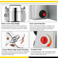 Techmanistan 400Grams High - Speed Electric Grain Grinder Mill Stainless Steel Powder Grinder - Techmanistan in Pakistan