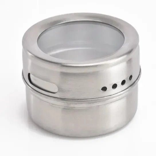 Techmanistan Magnetic Spice Tins with Rack Triangular Storage Jar with Holder - Techmanistan in Pakistan
