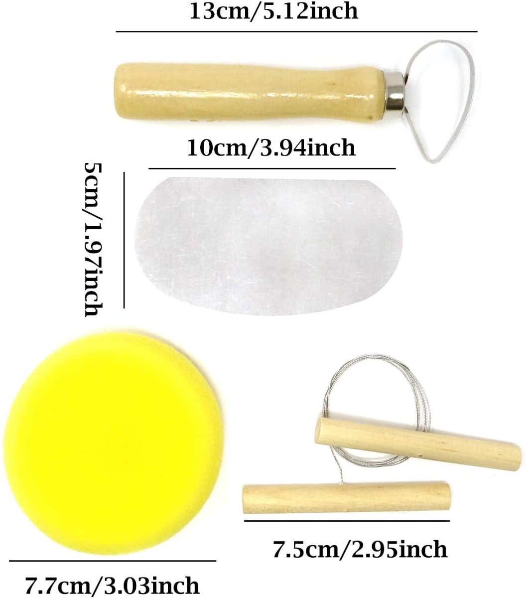 Techmanistan Pack of 8 - Pottery Tool Kit - Techmanistan in Pakistan