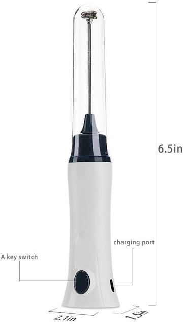 Techmanistan Rechargeable Milk Foamer, Electric Rechargeable Foamer Coffee Beater & Egg Beater, Milk Frother Fryer - Techmanistan in Pakistan
