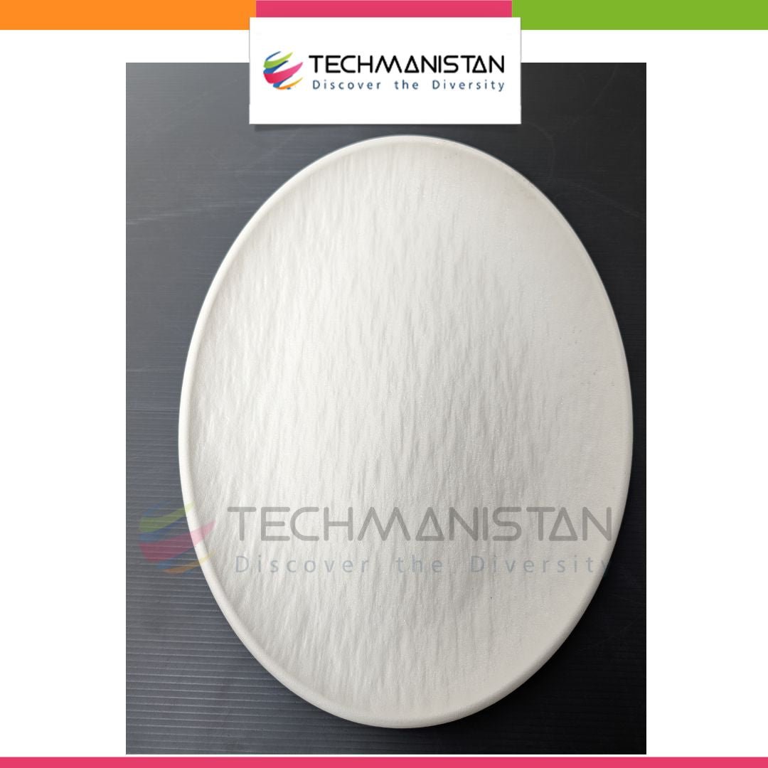 Textured Stoneware Oval Serving Plate - Techmanistan in Pakistan