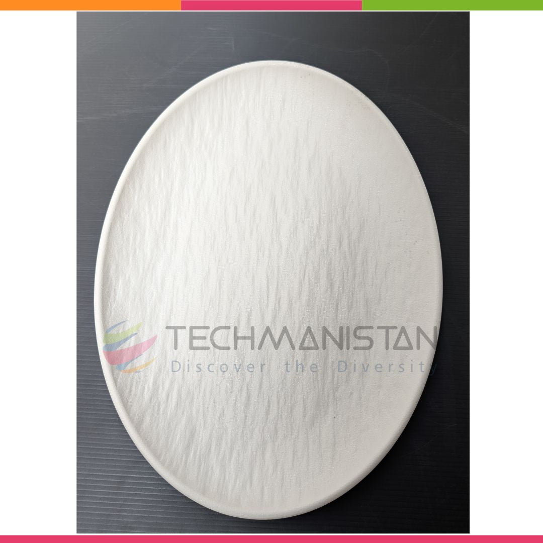 Textured Stoneware Oval Serving Plate - Techmanistan in Pakistan