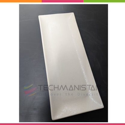 Textured Stoneware Rectangular Serving Plate - Techmanistan in Pakistan