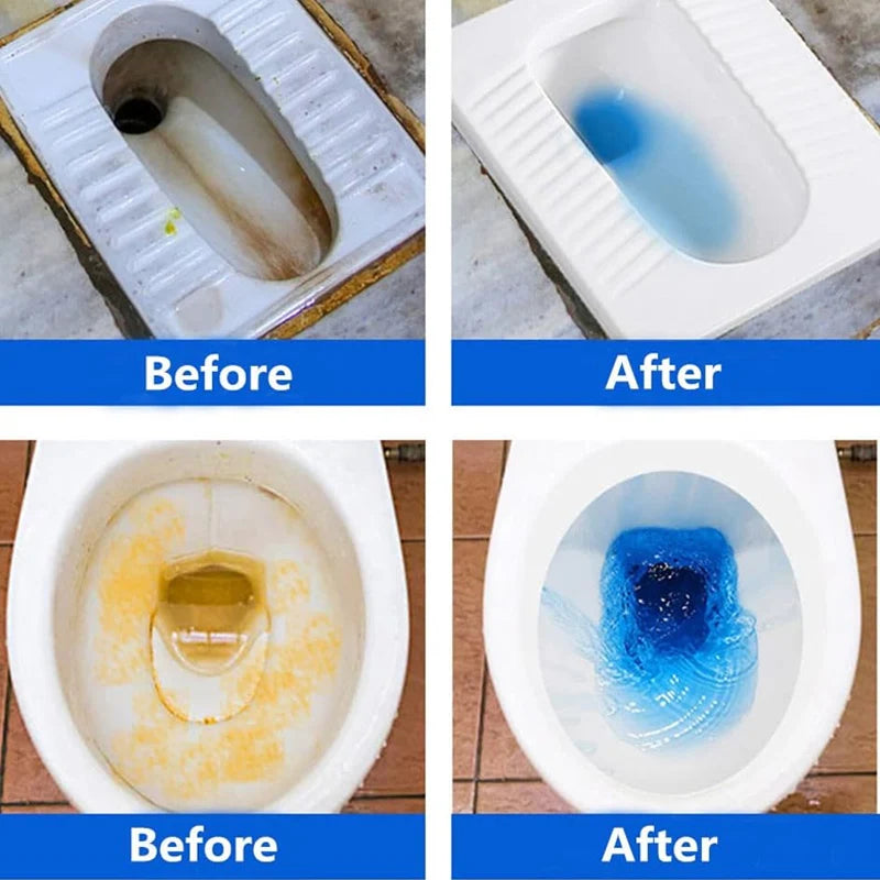 Toilet Cleaner Flush Tablets, 16 Pieces