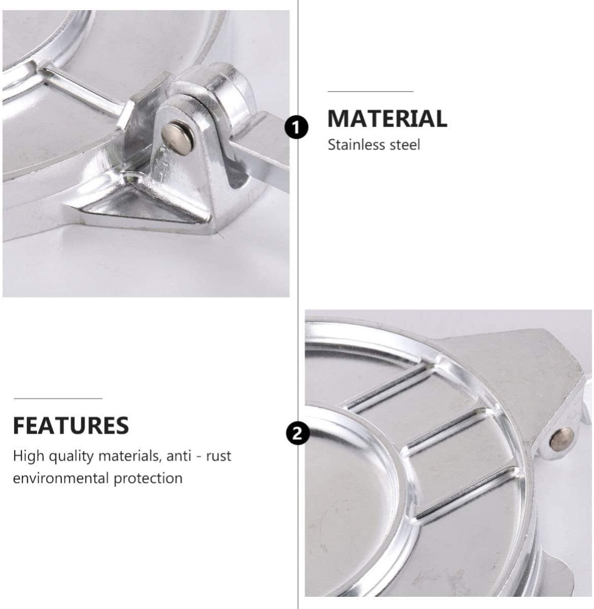 Tortilla Press Dough Press With Foldable Handle - Techmanistan in Pakistan