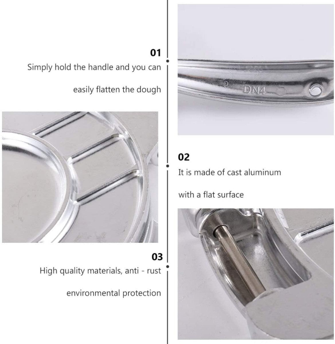Tortilla Press Dough Press With Foldable Handle - Techmanistan in Pakistan