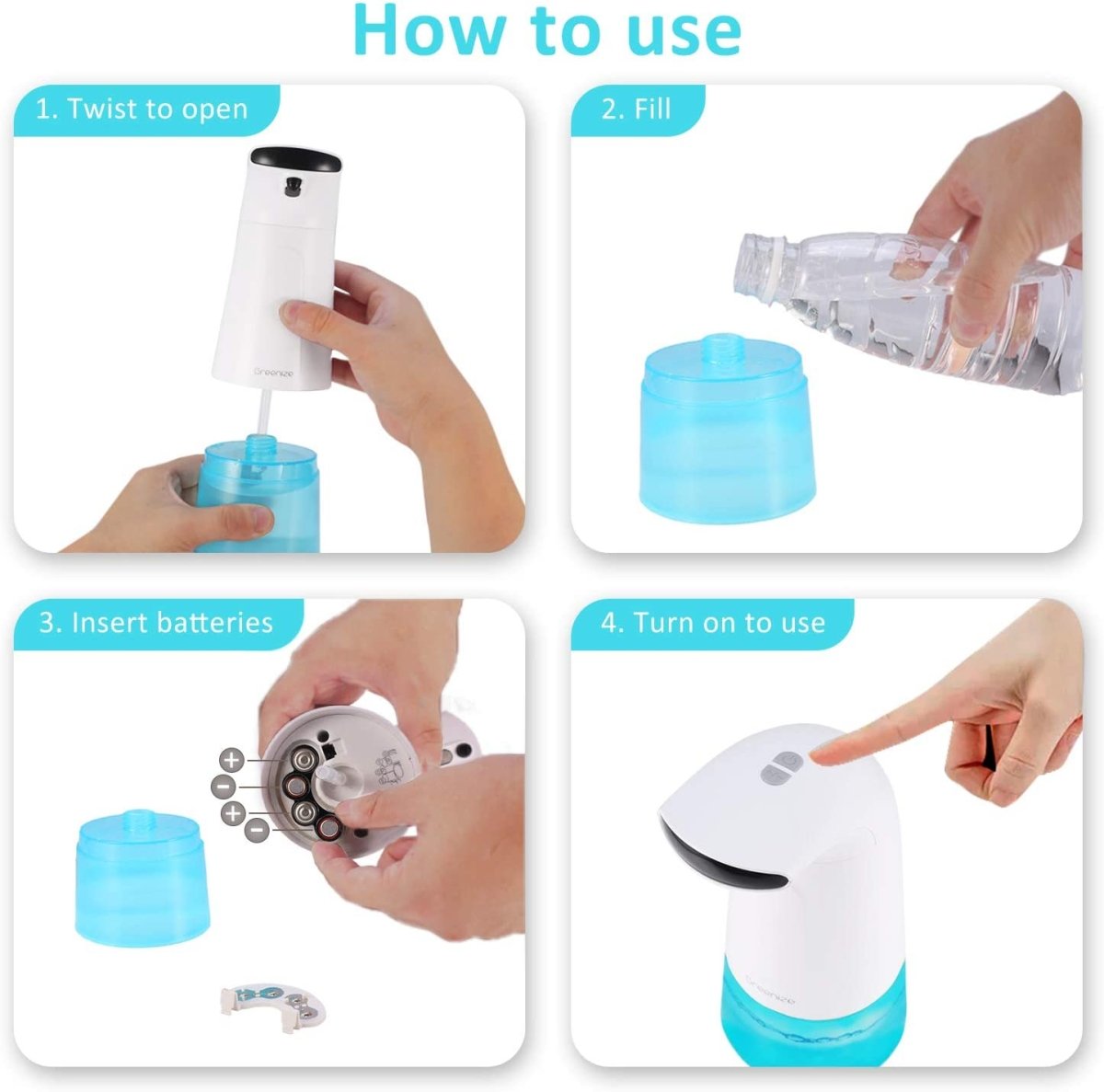 Touchless Foaming Soap Dispenser - Techmanistan in Pakistan
