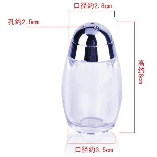 Transparent Acrylic Egg - shaped Salt Dispenser - Techmanistan in Pakistan