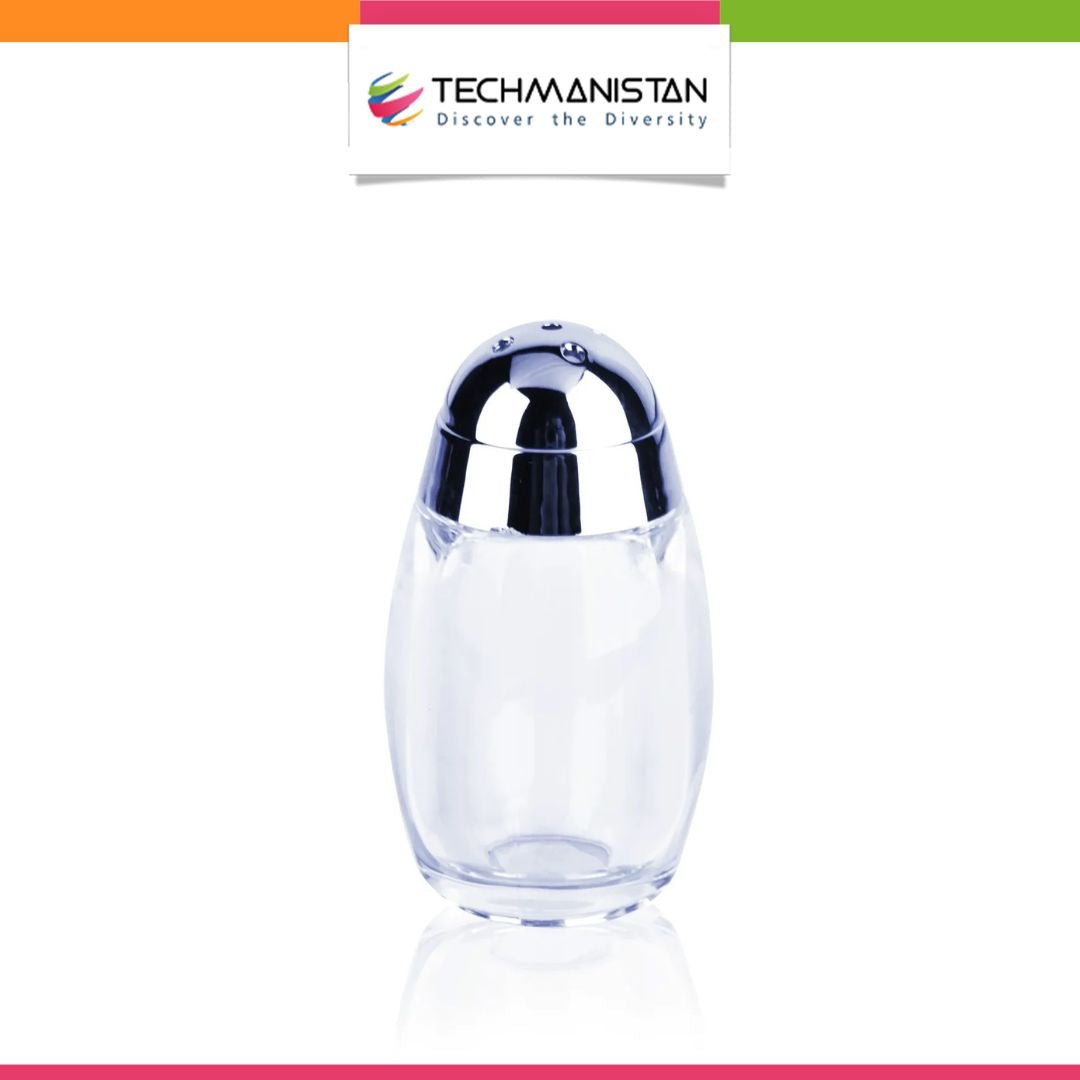 Transparent Acrylic Egg - shaped Salt Dispenser - Techmanistan in Pakistan