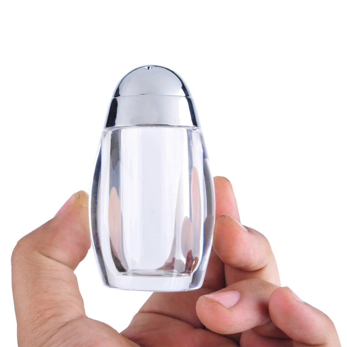 Transparent Acrylic Egg - shaped Salt Dispenser - Techmanistan in Pakistan