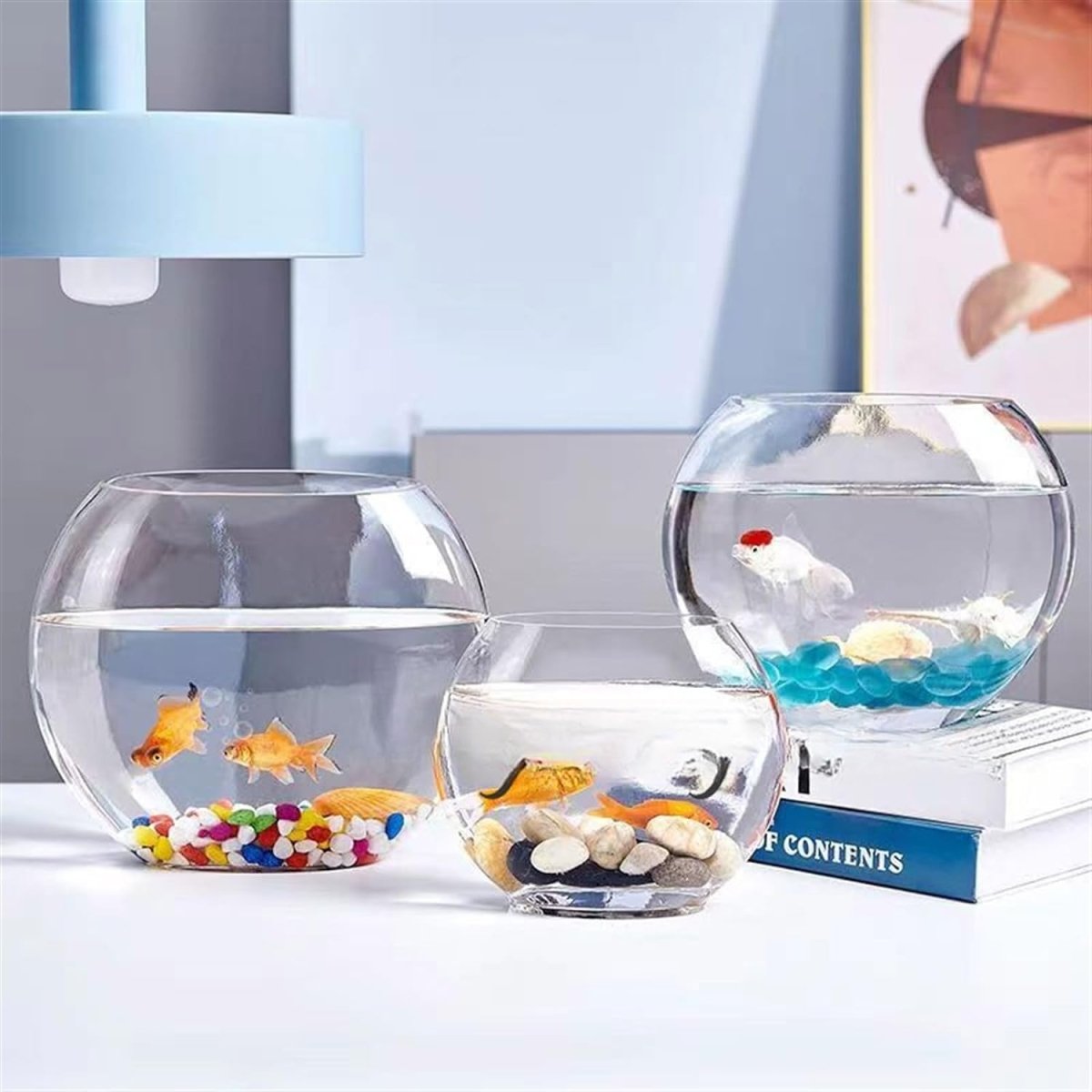 Transparent Decorative Fish Bowl - Techmanistan in Pakistan