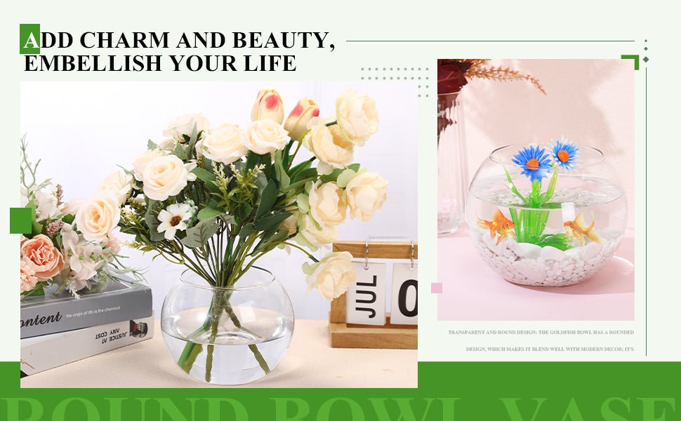 Transparent Decorative Fish Bowl - Techmanistan in Pakistan