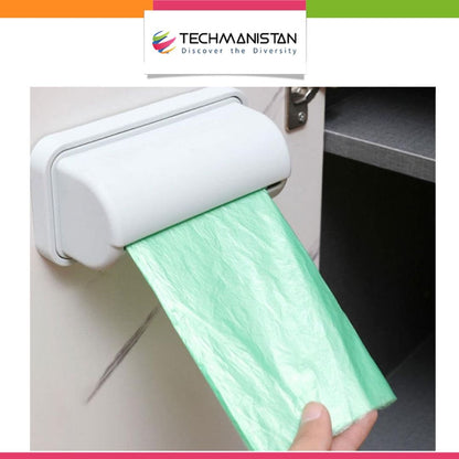 Trash Bags Dispenser Holder + Trash Bags - Techmanistan in Pakistan