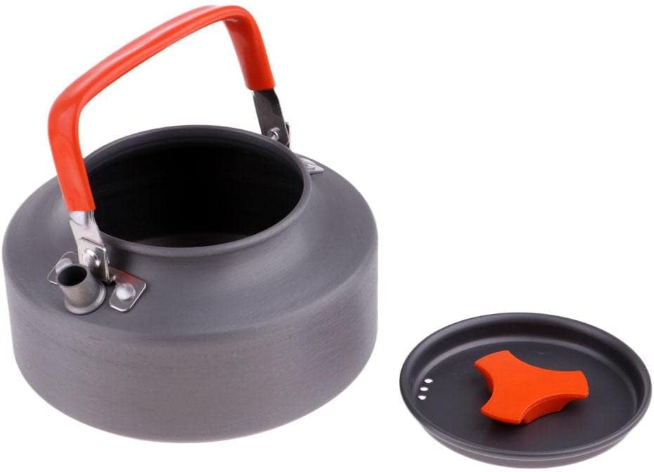 Travel & Camping Combo - Set of 5 Stainless Steel Serving Set & Non Stick Camping Cookware Set - Techmanistan in Pakistan