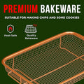 Premium Non-Stick Air Fryer Baking Tray with Mesh Basket