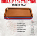 Premium Non-Stick Air Fryer Baking Tray with Mesh Basket