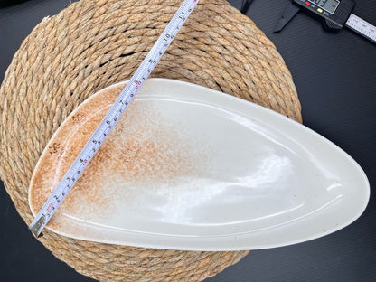 Triangle Ceramic Serving Plate - Techmanistan in Pakistan