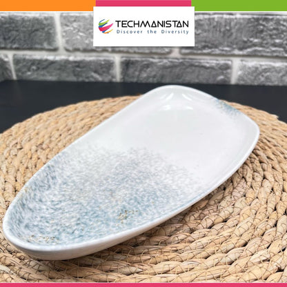 Triangle Ceramic Serving Plate - Techmanistan in Pakistan