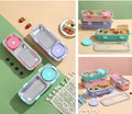2/3 Compartment Lunch Box Stainless Steel Bento Box