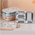2 Compartment Insulated Lunch Box with Lid