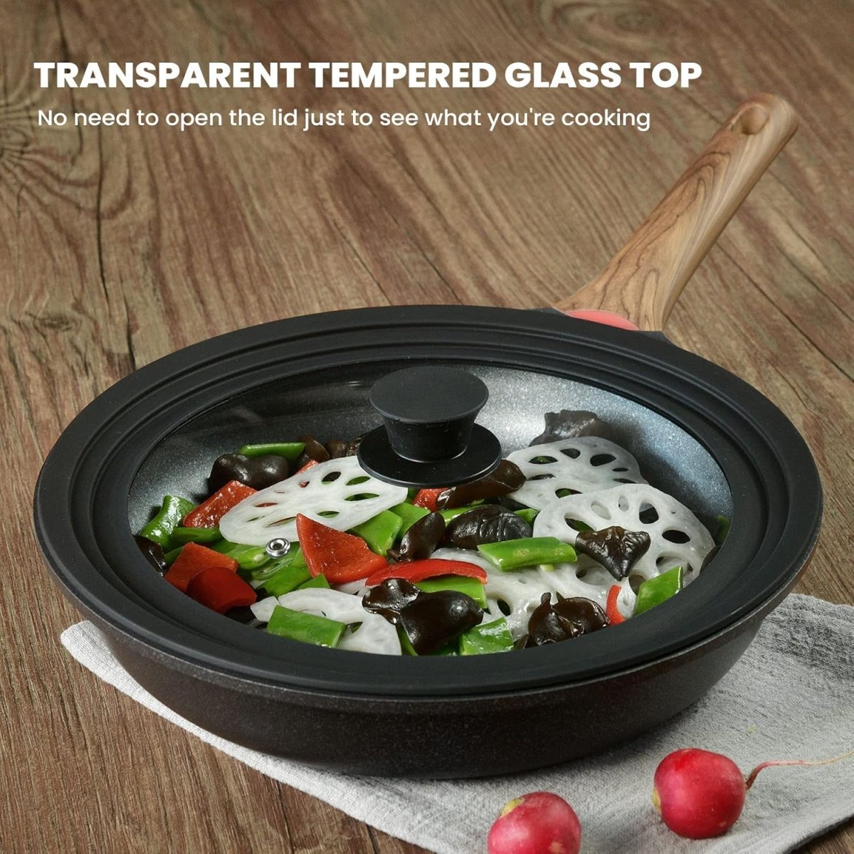 Universal Lid for Pots, Pans and Skillets - Techmanistan in Pakistan