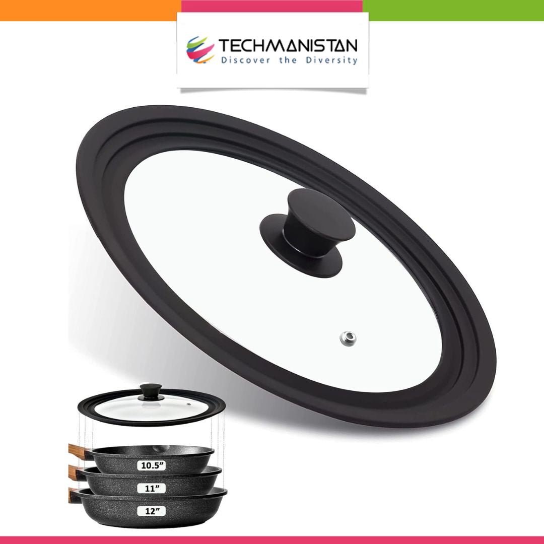 Universal Lid for Pots, Pans and Skillets - Techmanistan in Pakistan
