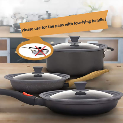 Universal Lid for Pots, Pans and Skillets - Techmanistan in Pakistan