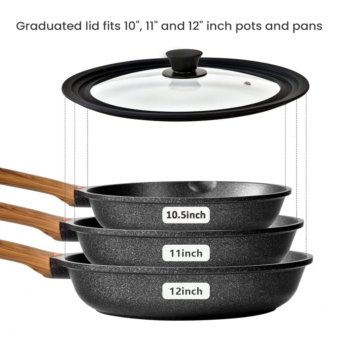 Universal Lid for Pots, Pans and Skillets - Techmanistan in Pakistan
