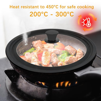 Universal Lid for Pots, Pans and Skillets - Techmanistan in Pakistan