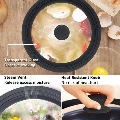 Universal Lid for Pots, Pans and Skillets - Techmanistan in Pakistan