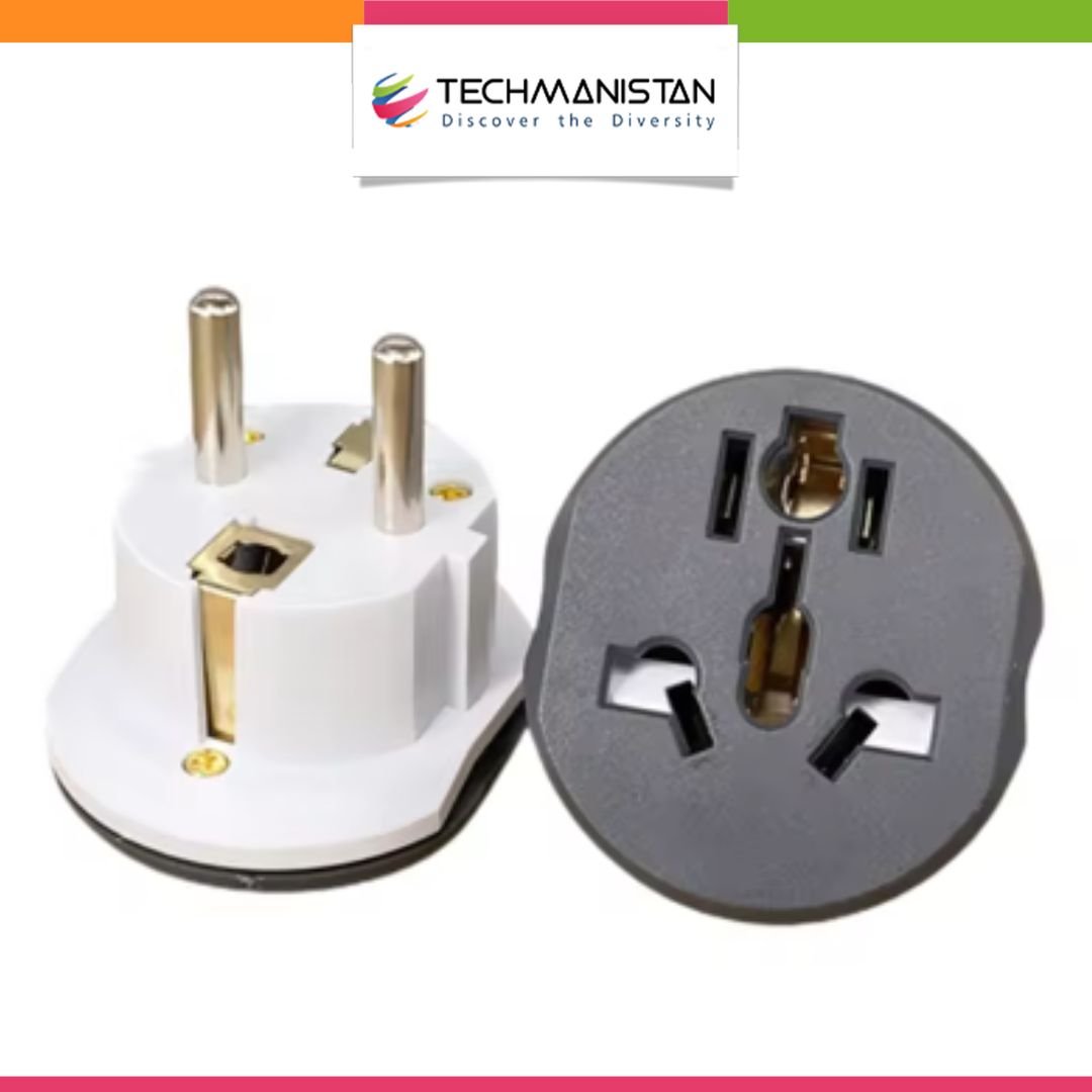 US to EU Plug Adapter - Techmanistan in Pakistan