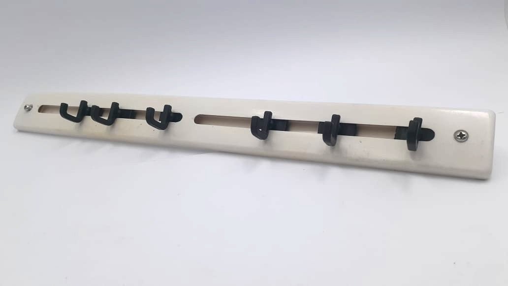 Wall Mounted 6 Hooks Coat Robe Hat Hanger - Techmanistan in Pakistan