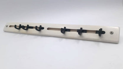 Wall Mounted 6 Hooks Coat Robe Hat Hanger - Techmanistan in Pakistan
